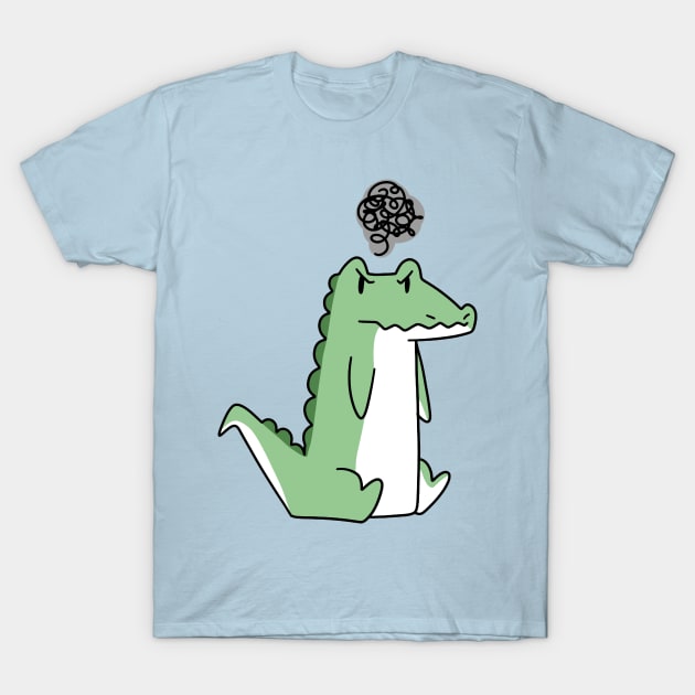 Grumpy Alligator T-Shirt by saradaboru